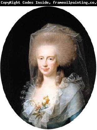 Jens Juel Portrait of Bolette Marie Harboe  wife of Johan Frederik Lindencrone
